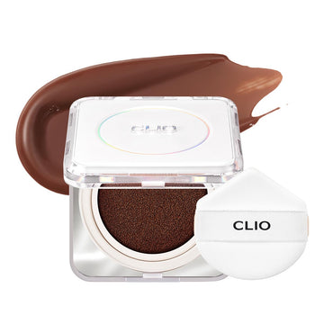 Clio Kill Cover Founwear Cushion The Original I 20 Shades, Korean Cushion Foundation, Cushion Make Up, Full& High Coverage, Airy Satin, Natural Matte Finish Look (42C Cacao, One Size)