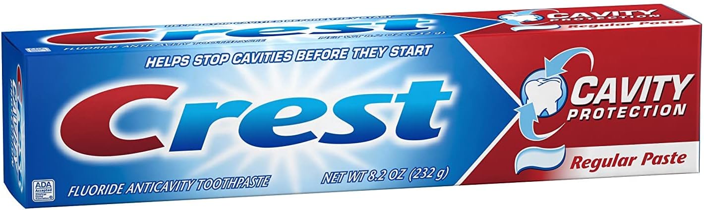 Crest Toothpaste 8.2 Ounce Cavity Protect 5-Pack : Health & Household
