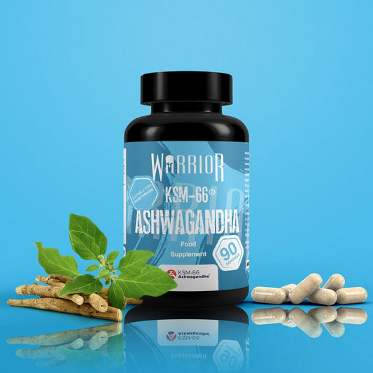 Warrior Ashwagandha Ksm-66 Root Extract 300Mg – High Strength Adaptogen Capsules For Stress Relief, Mental Clarity & Energy Supplements – 90 Vegetarian Nutrition Caps Sleep Aid Immune System Booster