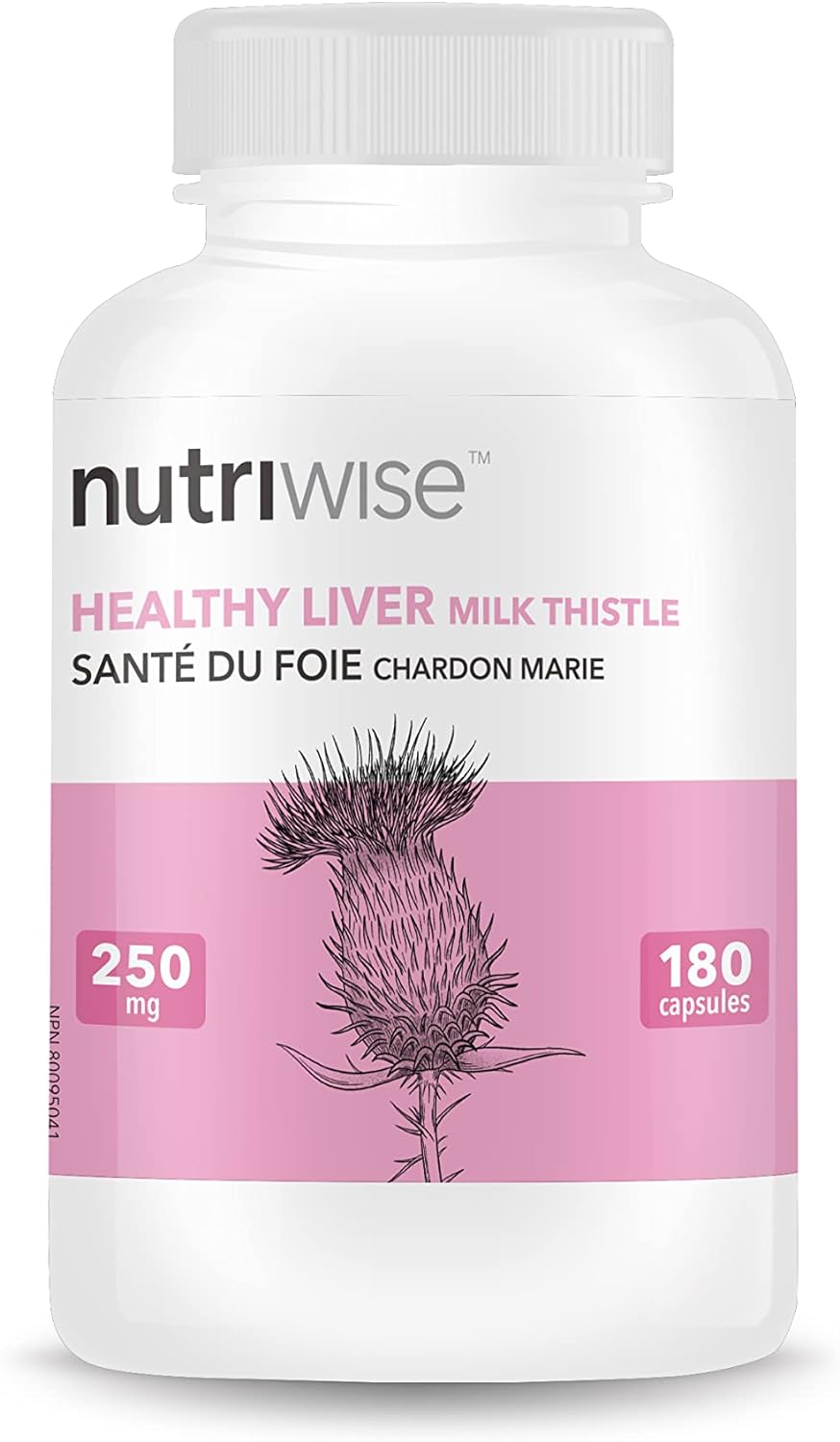 NutriWise High Potency Milk Thistle Silymarin 250mg