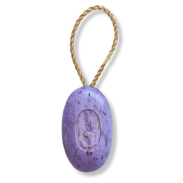 Lavender Soap On A Rope – Made In France – Traditionally Crafted Natural, Skin-Friendly, Long-Lasting & Moisturizing Soap 7.76 Oz (220 G) (Lavender)
