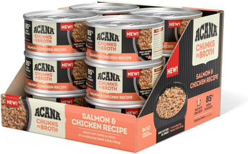 Acana Chunks In Broth Salmon & Chicken Recipe, 3Oz