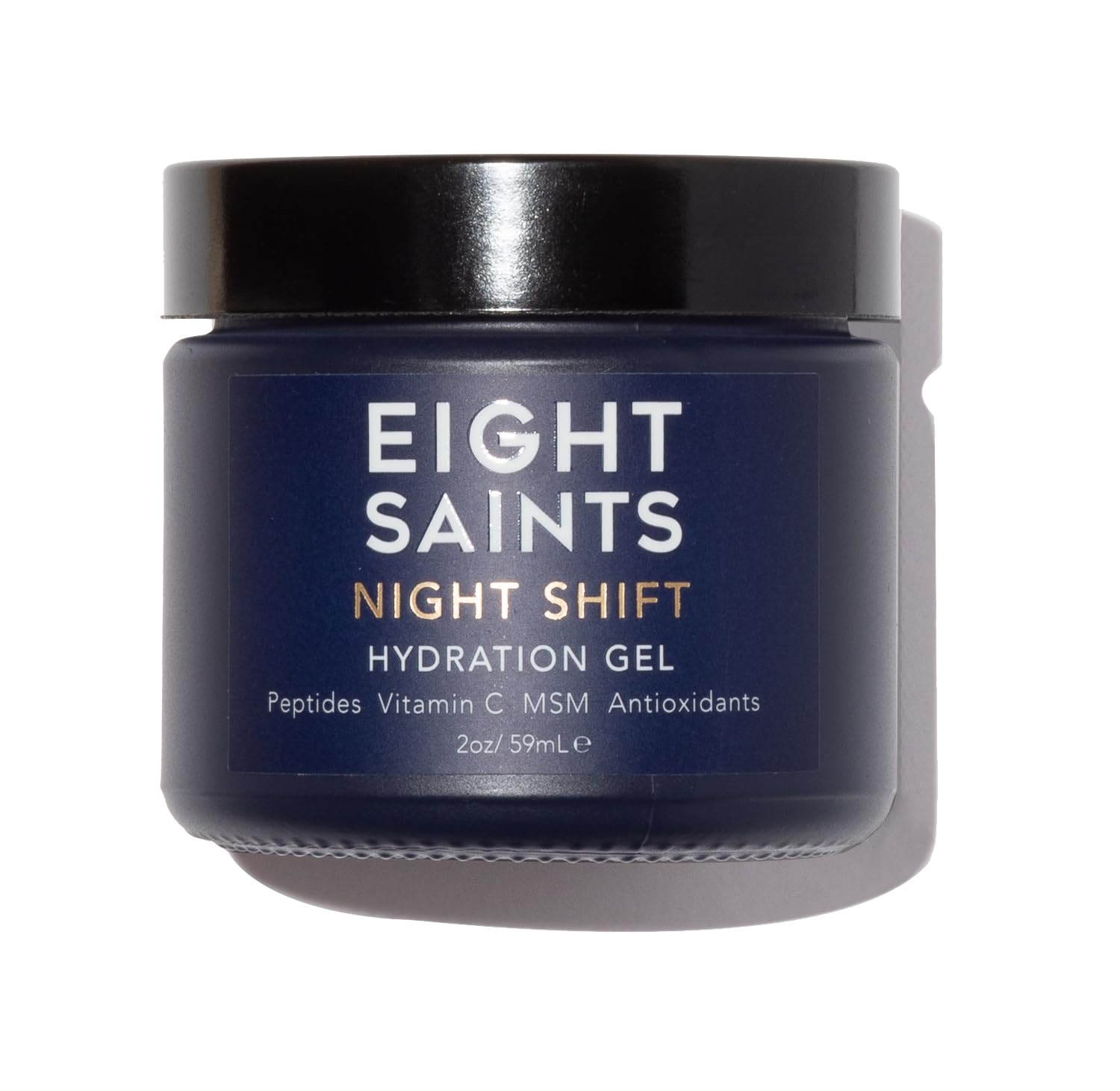 Eight Saints Night Shift Anti-Aging Gel Face Moisturizer, Natural and Organic Anti Wrinkle Night Cream Gel For Face To Reduce Fine Lines and Wrinkles For Face, 2 Ounces