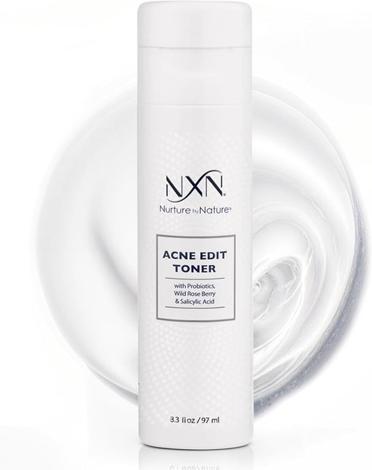 Nxn Acne Facial Toner With Salicylic Acid, Witch Hazel, Probiotics & Natural Multi-Fruit Extracts Alcohol Free Treatment For All Skin Types