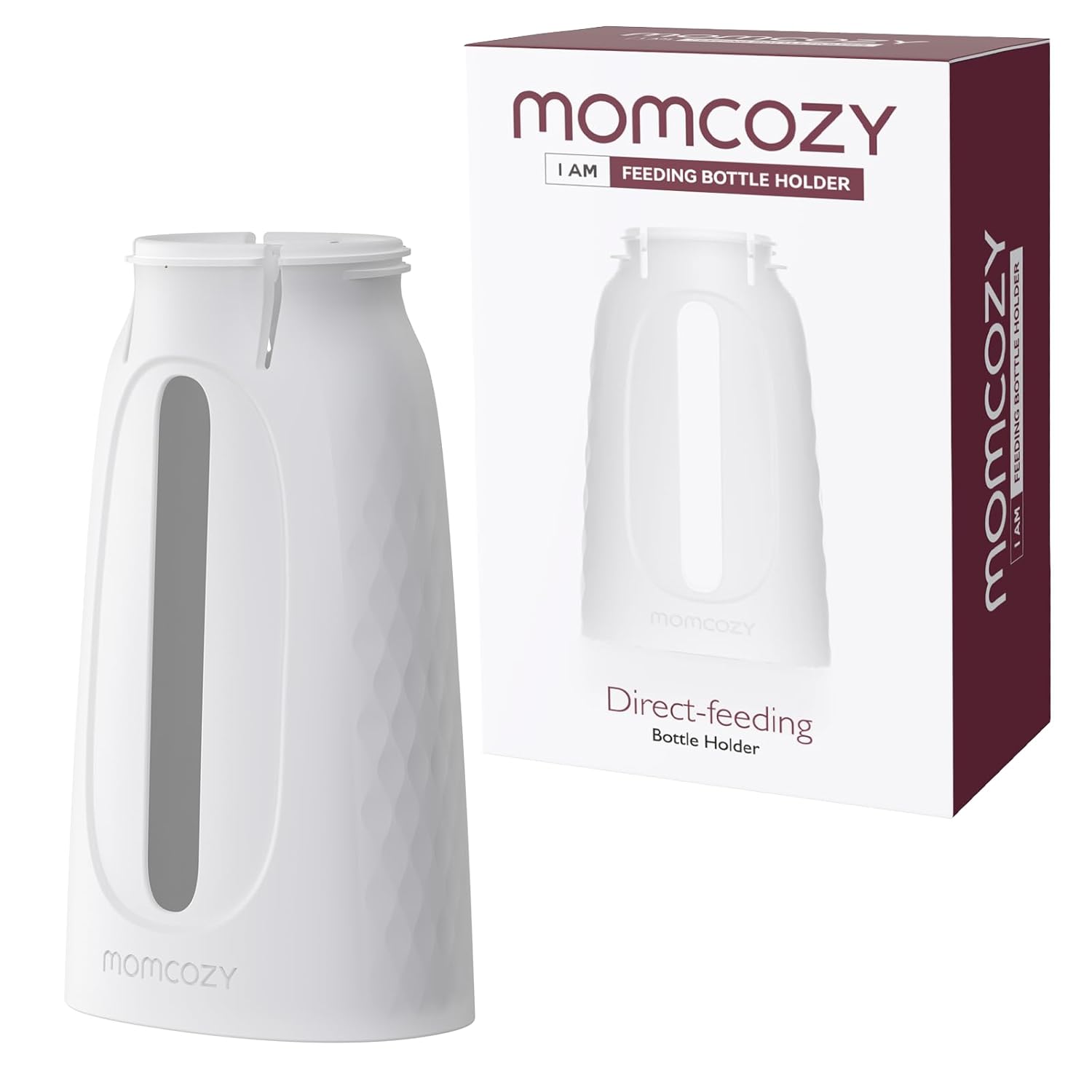 Momcozy Natural Baby Breast Milk Feeding Bottle Holder, Easy To Clean, Reusable For Momcozy Disposable Baby Bottle Kit, 1 Pack