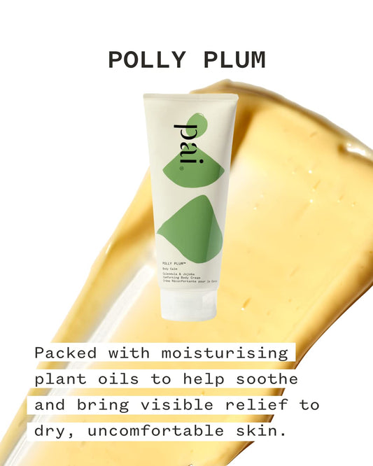 Pai Skincare - Organic Polly Plum Calendula + Jojoba Comforting Body Cream | Natural, Vegan, Sensitive Skincare (6.8 Fl Oz | 200 Ml)