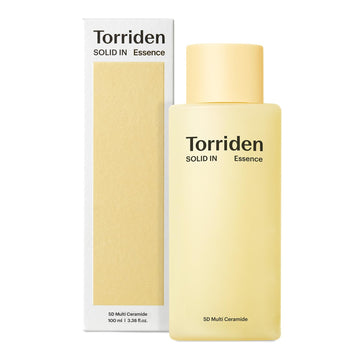 Torriden Solid-In Ceramide Essence, Facial Essence Serum That Deeply Hydrates, Moisturizes, And Protects With 5 Types Of Ceramides And Panthenol For Dry, Dehydrated, And Sensitive Skin