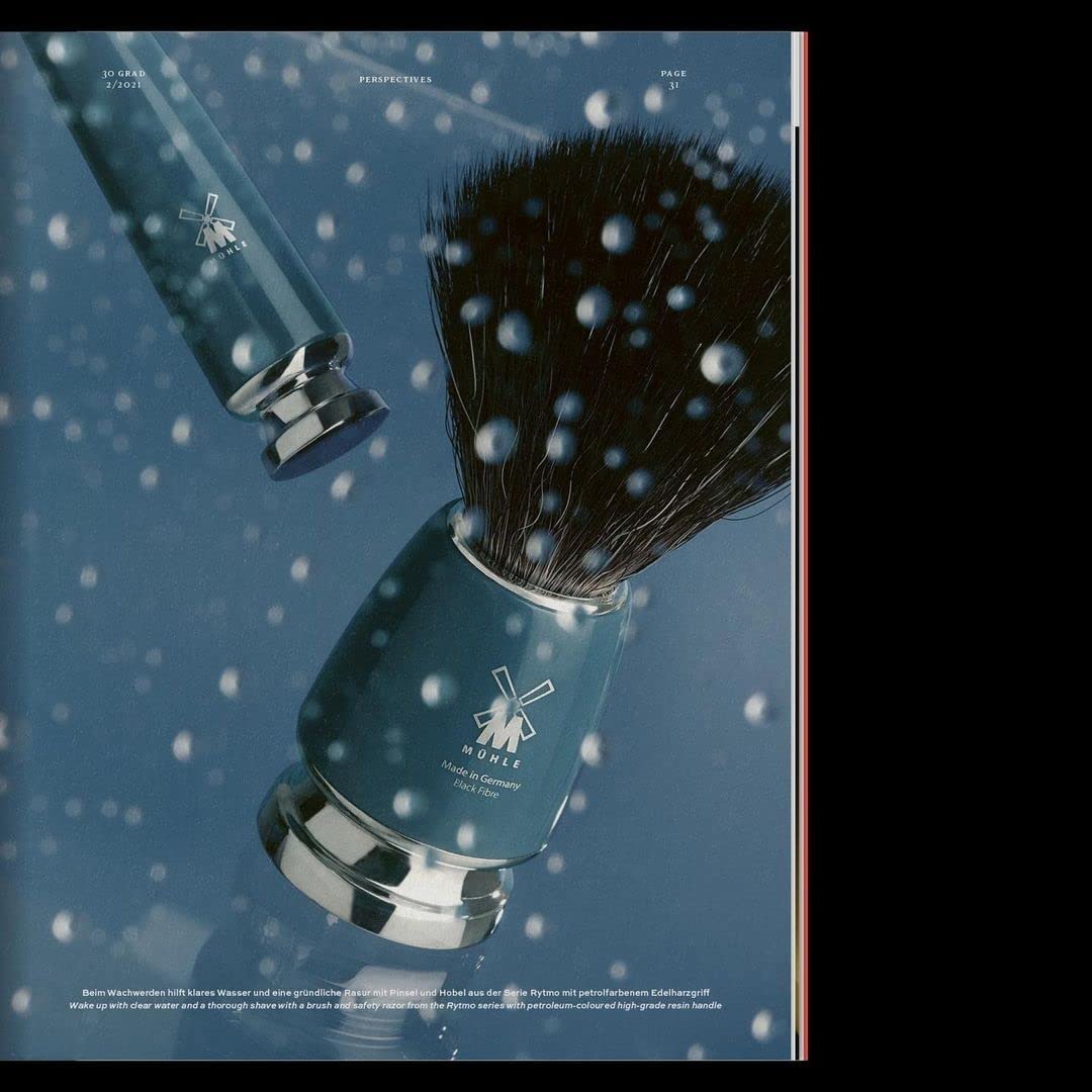 Mühle Rytmo Double Edge Safety Razor (Closed Comb) For Men - Perfect For Every Day Use, Barbershop Quality Close Smooth Shave Petrol Blue : Beauty & Personal Care