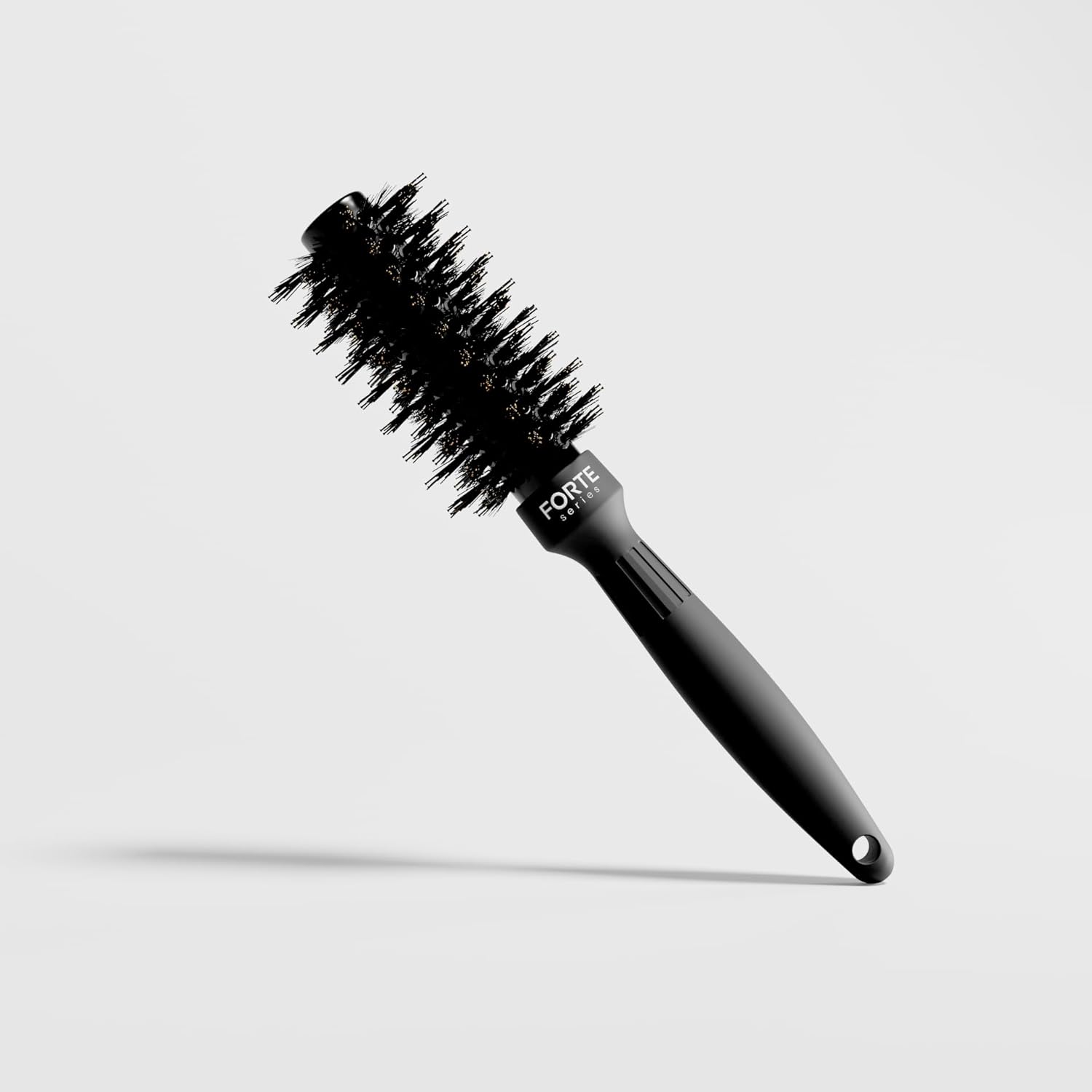 Forte Series Boar Bristle Round Hair Brush, Adds Volume And Shape : Beauty & Personal Care