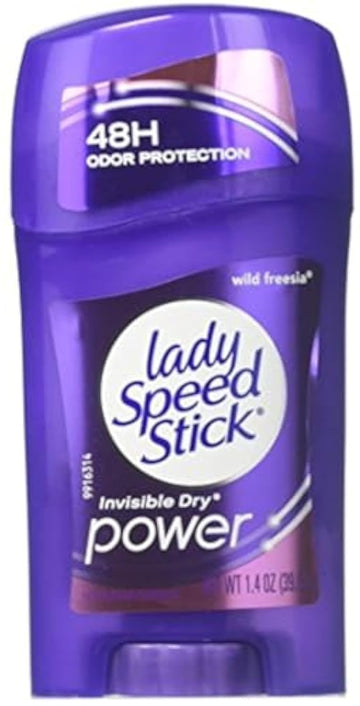 Lady Speed Stick Anti-Perspirant & Deodorant, Invisible Dry, Wild Freesia, 1.4 Oz (12 Case) - Wholesale Price -