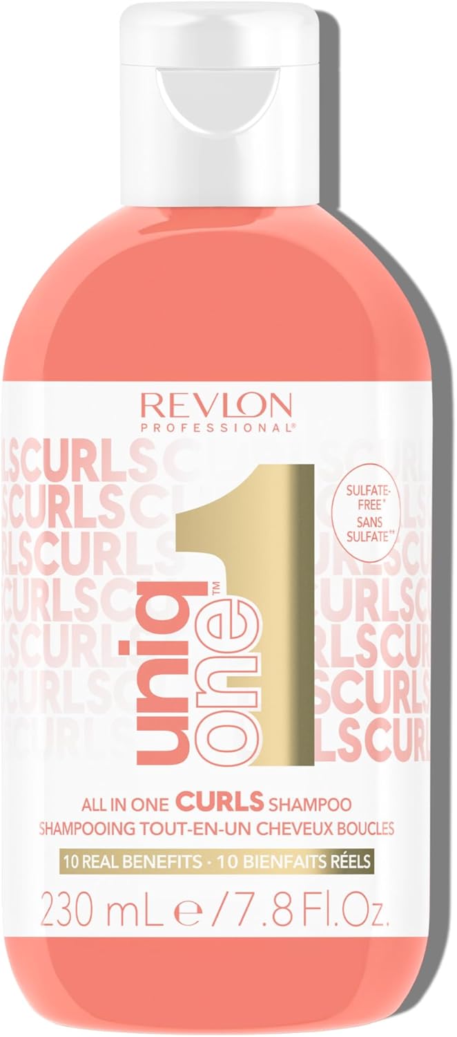Uniqone - Vegan Sulfate-Free Shampoo For Curly, Wavy, And Coily Hair With 10 Benefits – 230Ml