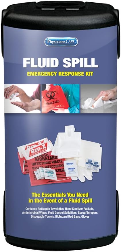 PhysiciansCare by First Aid Only First Aid Bodily Fluid Spill Kit : Health & Household