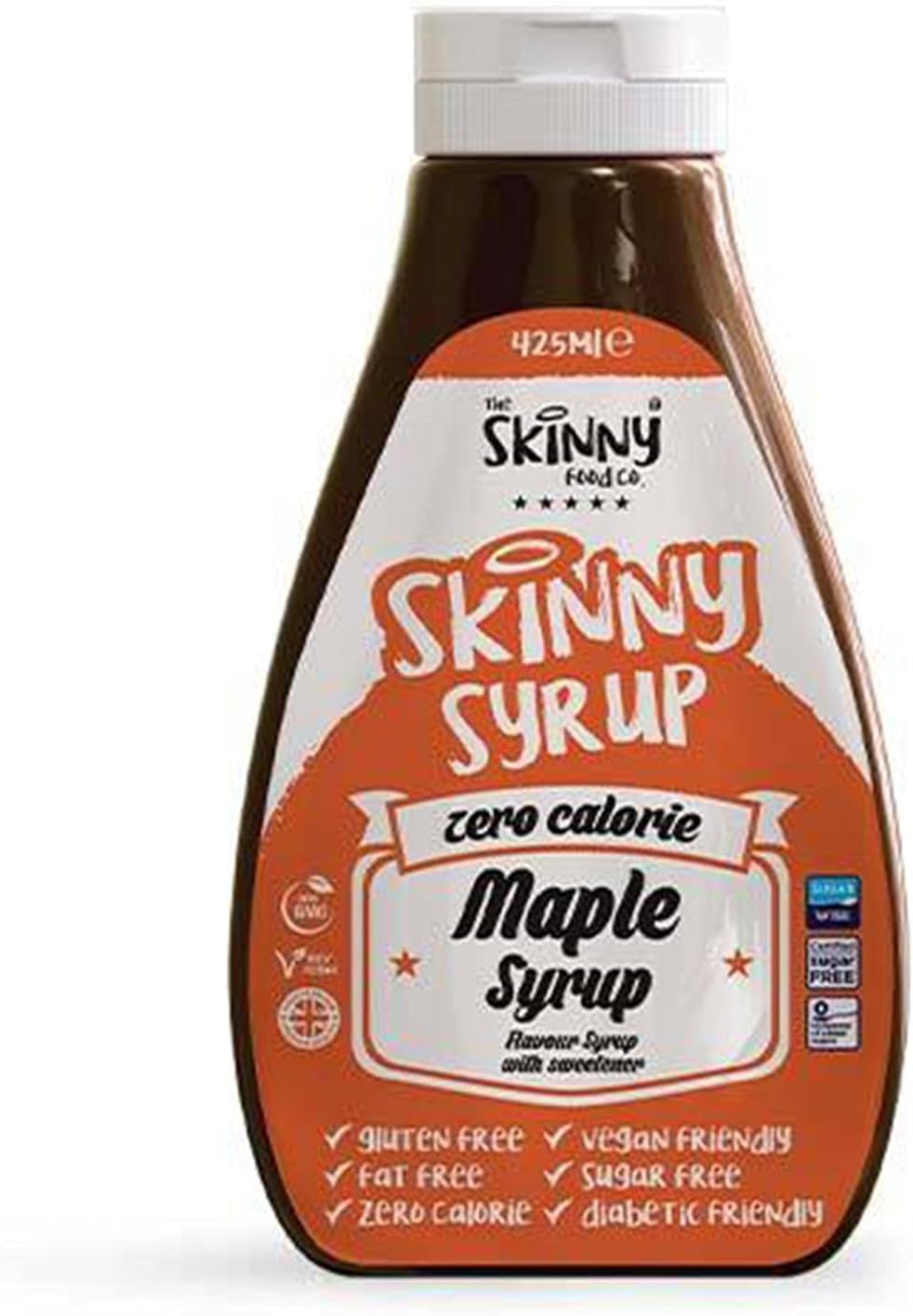 The Skinny Food Co - Maple Flavour Syrup| 425Ml | Zero Colorie | Sugar Free | Notguilty (2 Pack)