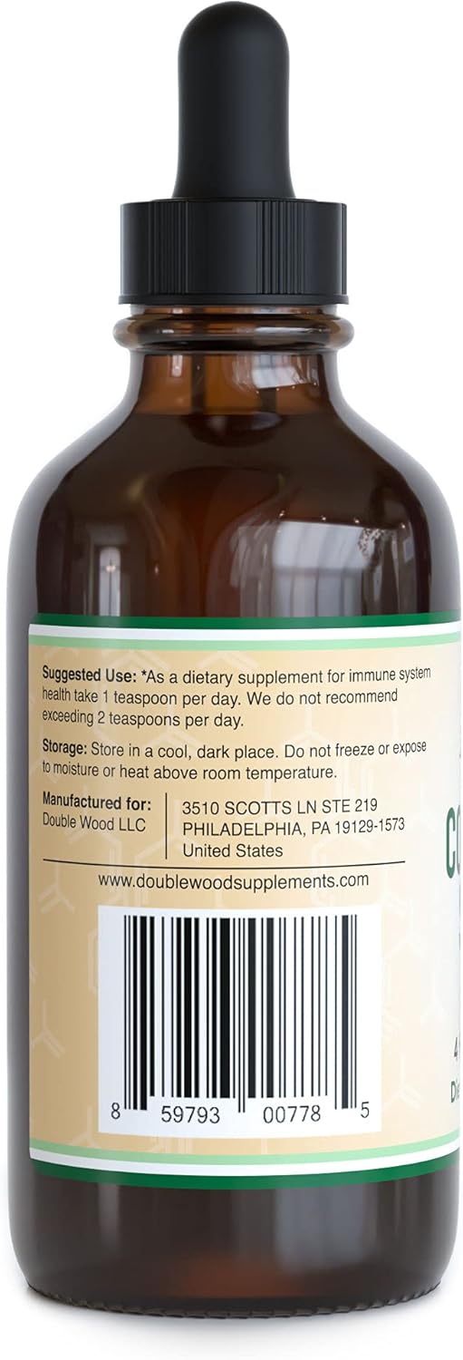 Colloidal Silver Liquid 20 PPM - 4 Fl OZ (Plata Coloidal with Dropper) 99.9% Pure, Gluten Free, Non-GMO by Double Wood Supplements : Health & Household