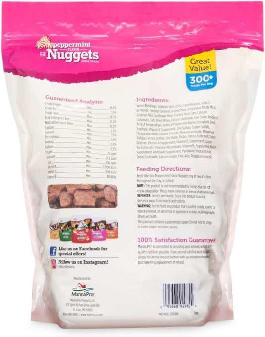 Manna Pro Bite-Size Peppermint Flavored Nuggets | 4 Lb