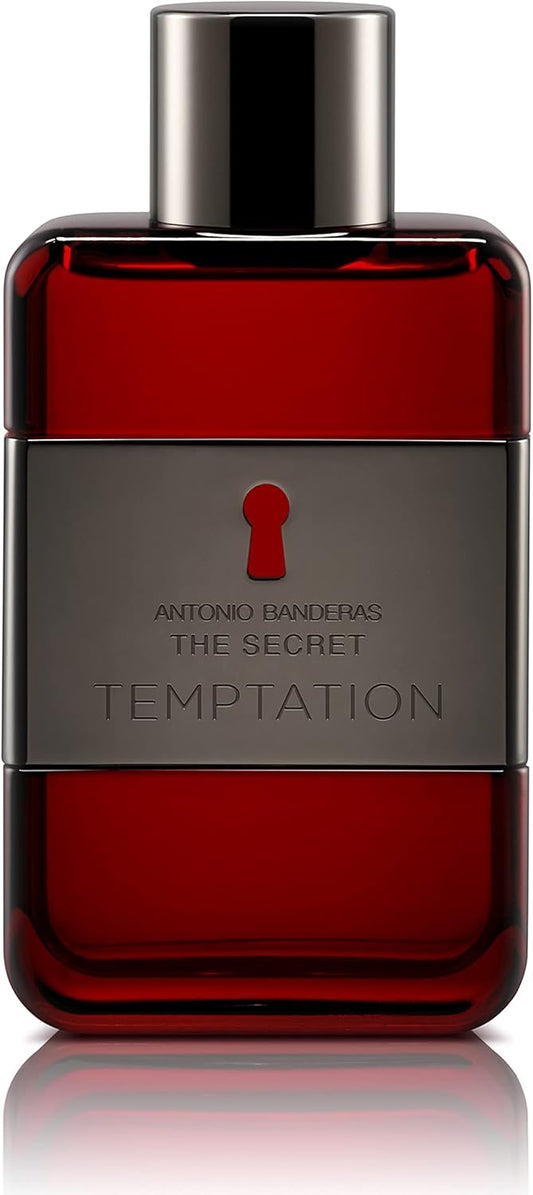 Banderas Perfumes - Secret Temptation - Eau De Toilette For Men - Long Lasting - Masculine, Elegant And Sexy Fragance - Aromatic, Woody And Vanilla Notes - Ideal For Day Wear - 100 Ml