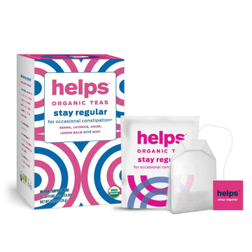 Helps Teas Stay Regular – Infusion Bio Senna, Réglisse, Anis, Menthe & Mélisse – Laxatif Naturel