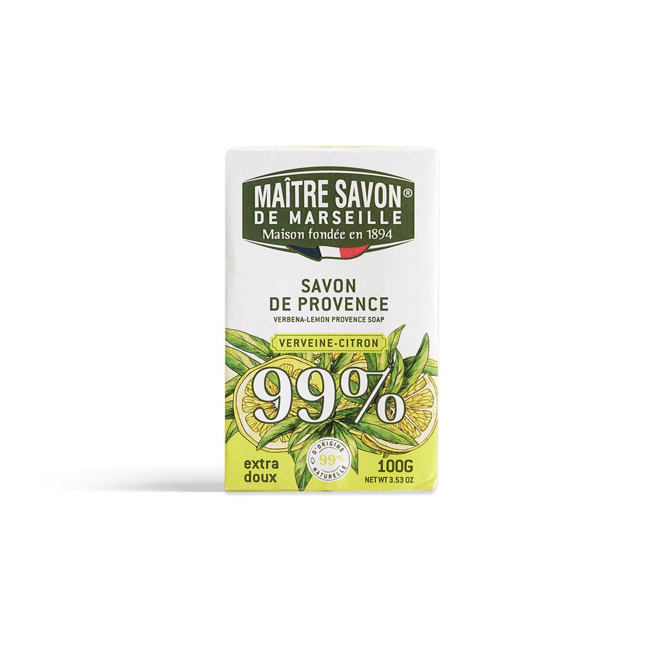 Maitre Savon De Marseille Provence Soap Bar - Honeysuckle 100G (3.5 Oz) : Beauty & Personal Care