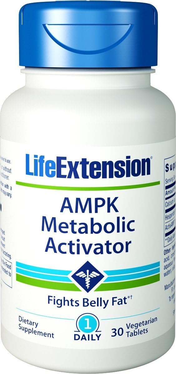 Life Extension AMPK Metabolic Activator 30 vegetarian tablets - 3 Pack