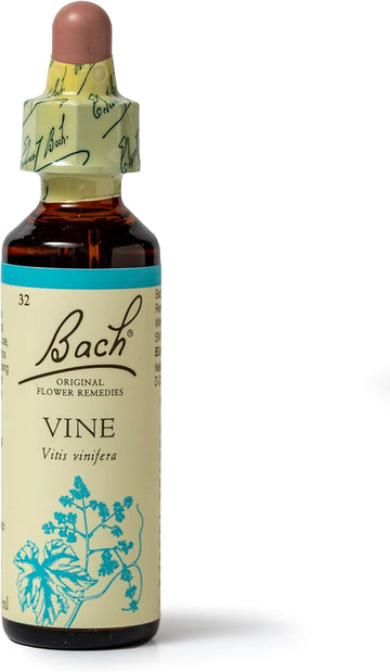 Bach Original Flower Remedies (Vine) Live & Let Live, Motivate & Inspire, Emotional Wellness, Natural Flower Essence, 20Ml