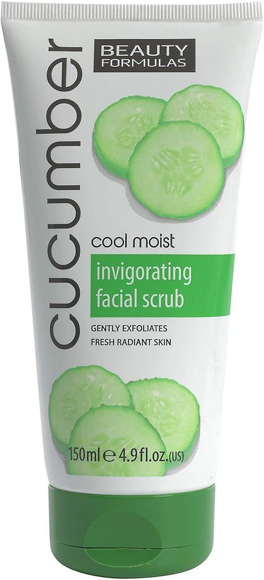Beauty Formulas Invigorating Cucumber Facial Scrub