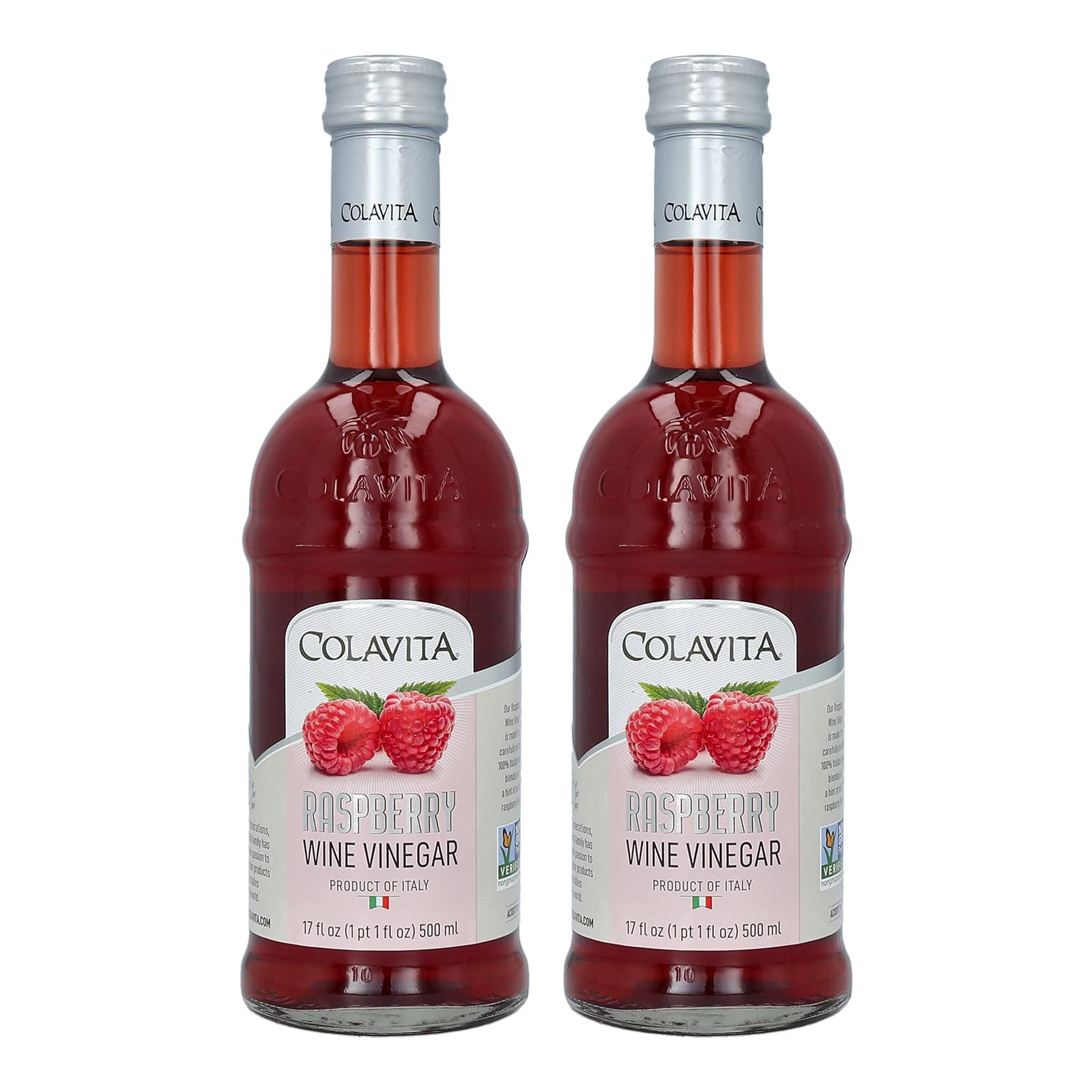 Colavita Raspberry Red Wine Vinegar, Special, 17 Fl Oz (Pack of 2)