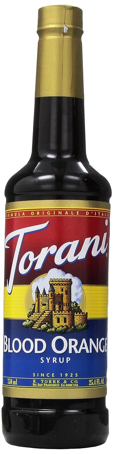 Torani Syrup, Blood Orange, 25.4 Ounces (Pack Of 4)