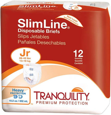 Tranquility Slimline Original Adult Disposable Brief - Jr - 120 Ct