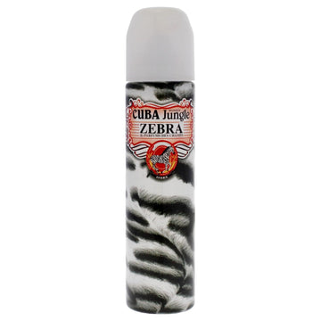 Cuba Jungle Zebra By Champs For Women. Eau De Parfum Spray 3.3 Oz