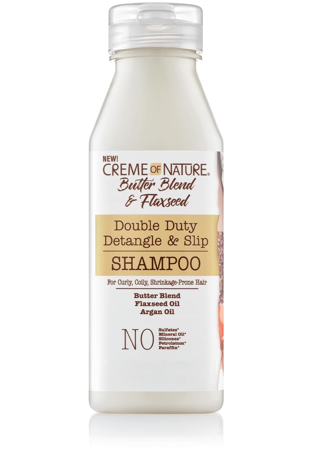 Creme of Nature, Detangling Shampoo, Butter Blend, Argan Oil, Flaxseed Oil, Moisturizing Formula, 12oz : Beauty & Personal Care