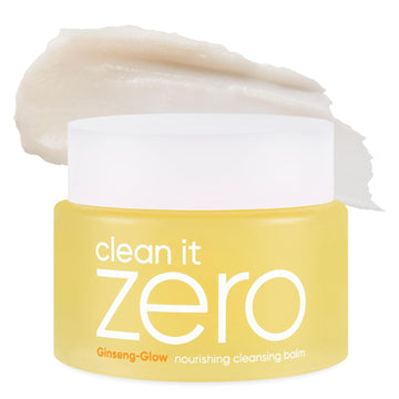 Banila Co Clean It Zero Nourishing Cleansing Balm | Korean Makeup Remover For Dry Skin | Vegan | Made With Ginseng Root & Soybean Peptide (100Ml / 3.38 Fl. Oz)