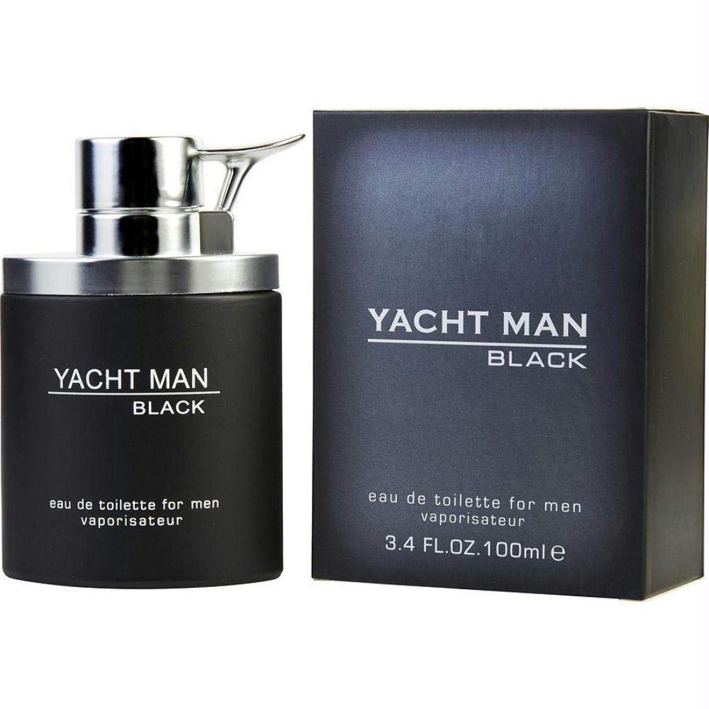 Myrurgia Yacht Man Black Eau De Toilette Spray 3.4 Oz For Men : Myrurgia: Clothing, Shoes & Jewelry