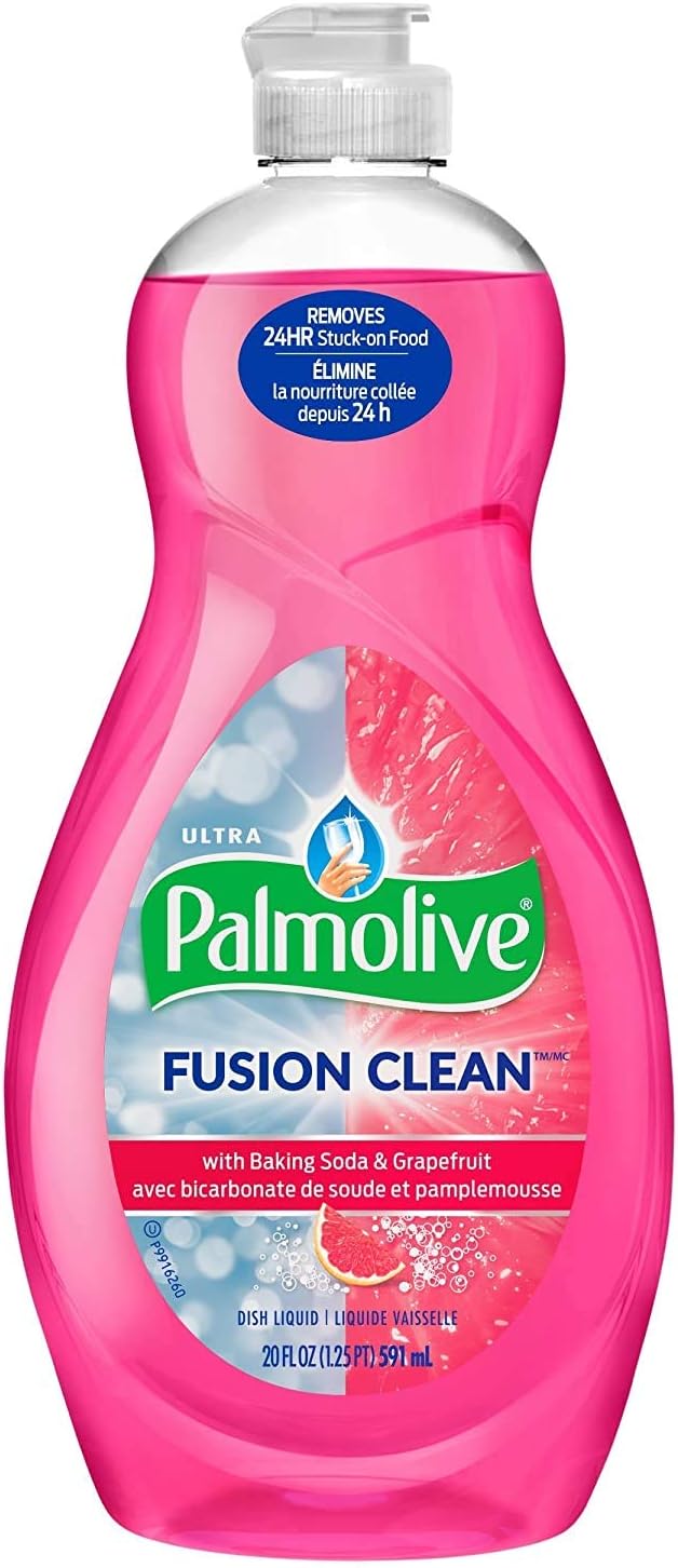 Palmolive Ultra Dish Liquid Fusion Clean Baking Soda & Grapefruit 591Ml (Pack of 3)