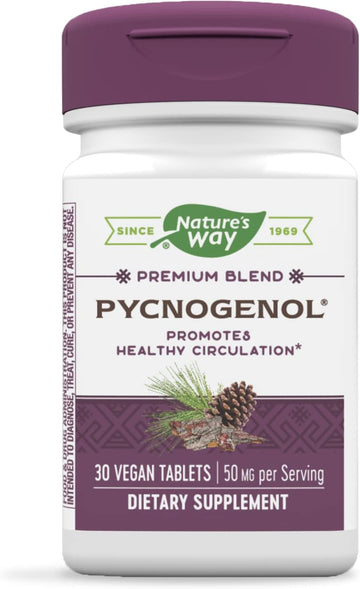 Nature'S Way Pycnogenol, Promotes Healthy Circulation*, 30 Vegan Tablets