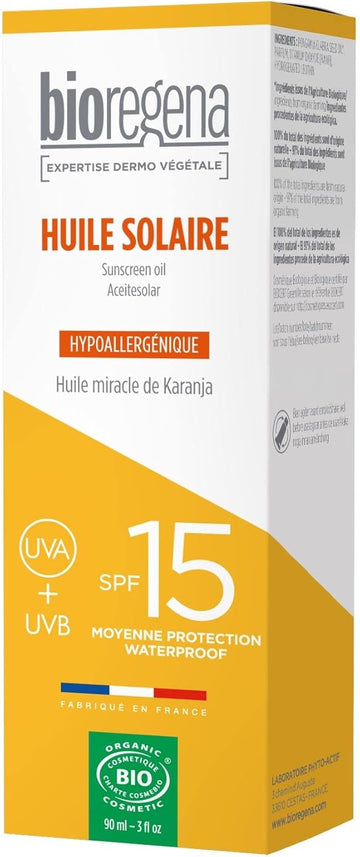 Bioregena Organic Sun Oil SPF15 90ml