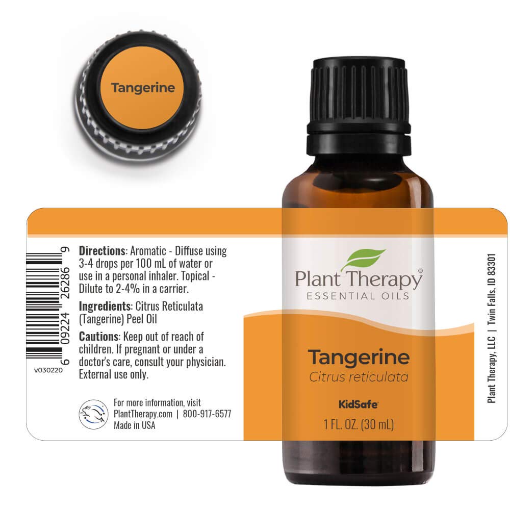 Plant Therapy Tangerine Essential Oil 30 mL (1 oz) 100% Pure, Undiluted, Therapeutic Grade : Health & Household