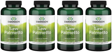 Swanson Saw Palmetto - Herbal Supplement Promoting Male Prostate Health Support - Natural Hair Supplement & Urinary Health Support (540 Mg 250 Capsules) 4 Pack