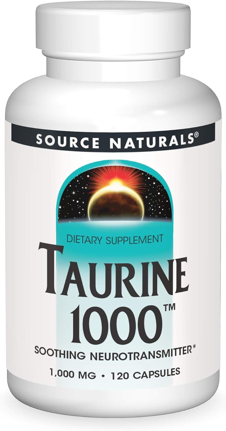 Source Naturals Taurine 1000Mg, 120 Capsules