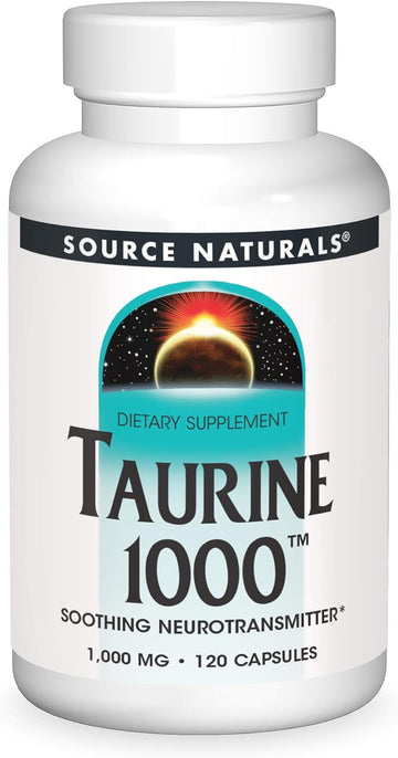 Source Naturals Taurine 1000Mg, 120 Capsules