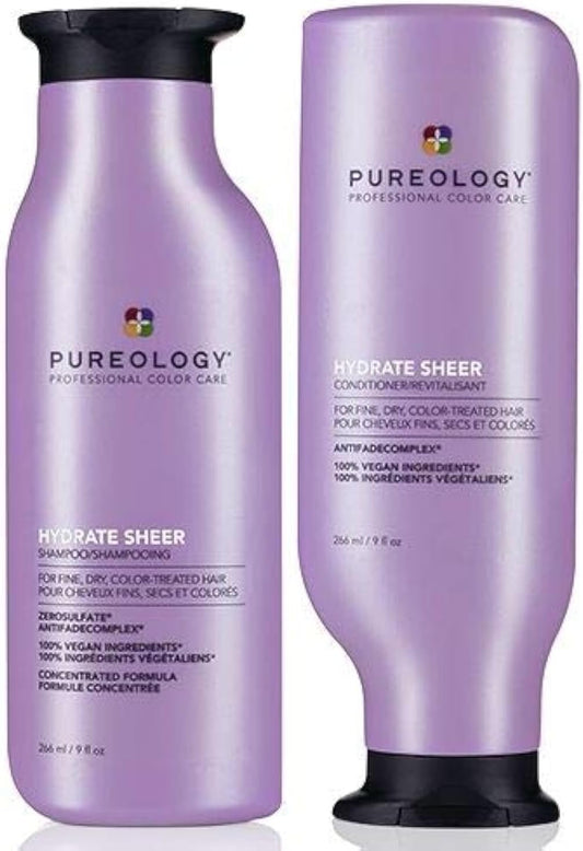 Pureology Hydrate Sheer Shampoo 266Ml & Conditioner 266Ml Duo 2020