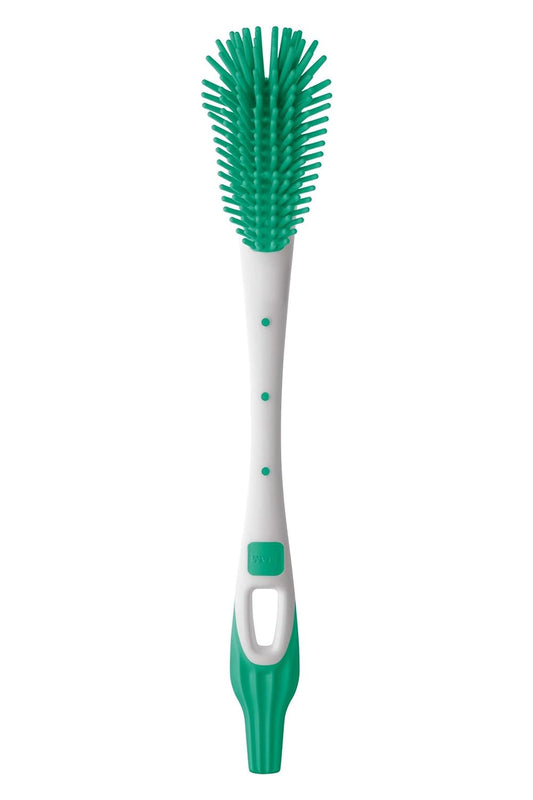 Mam Baby Bottle Cleaning Brush, Soft Brush Baby Bottle Cleaner, Bpa-Free Rubber Cleaning Brush For Bottles And Cups, Yellow/White, 1-Count : Baby