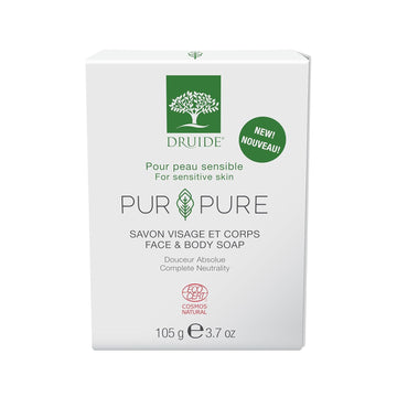 Pur&Pure Face & Body Soap – Natural Skin Care - Organic & Biodegradable Soap Bar – 105 G (3.7 Oz) Odorless