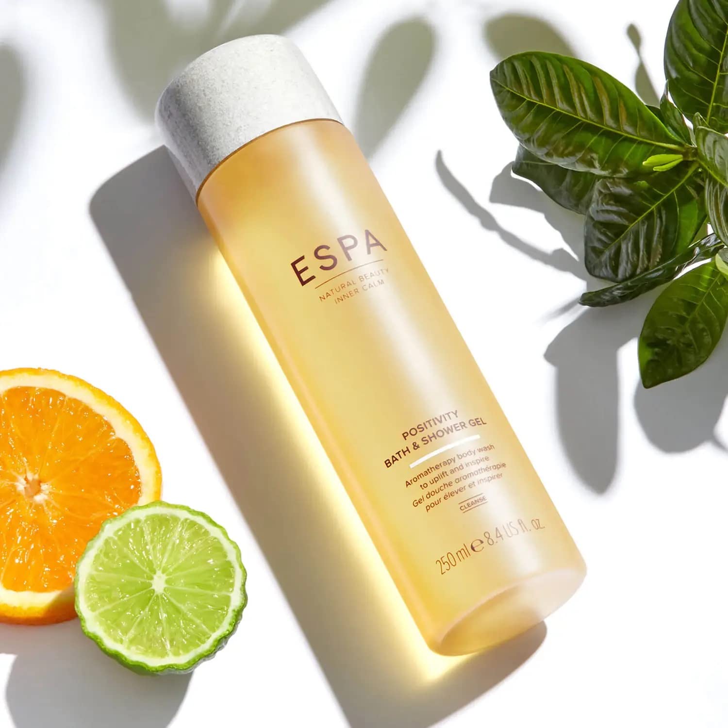 Espa | Positivity Bath & Shower Gel | 250Ml | Jasmine, Gardenia & Rose Geranium | Vegan : Beauty & Personal Care