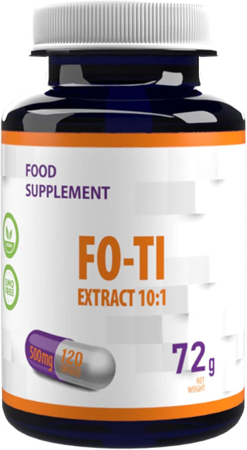 Hepatica Fo-Ti Root (He Shou Wu) Extract 10:1 | 5,000Mg Equivalent | 120 Vegan Capsules | High Strength Longevity & Hair Health Support | Certificate Of Analysis | No Fillers Or Bulkers