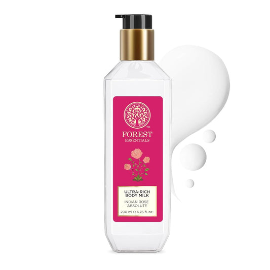 Forest Essentials Indian Rose Absolute Ultra Rich Body Lotion, 200Ml