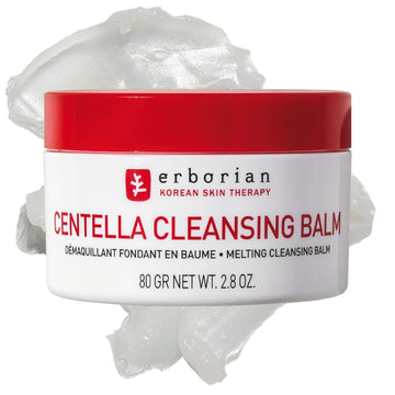 Erborian Centella Melting Cleansing Balm - Gentle Facial Cleanser Removes Makeup Without Stripping Skin Of Natural Oils, Safe Around Eyes - Sweet Almond Oil & Shea Butter For Nourished Skin - 1.0 Oz