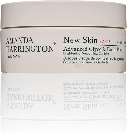 Amanda Harrington London New Skin Face Advance Glycolic Facial Pads