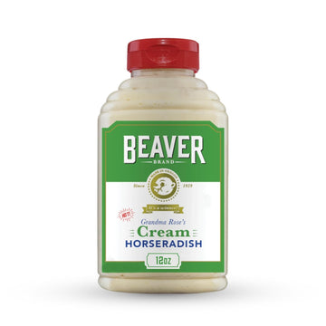 Beaver Hot Cream Horseradish, 12 Oz Squeeze Bottle