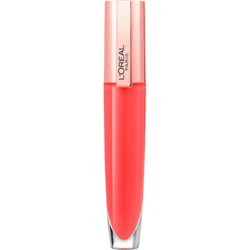 L'Oreal Paris Glow Paradise Hydrating Tinted Lip Balm-In-Gloss With Pomegranate Extract & Hyaluronic Acid, Ultra-Gentle, Non-Sticky Formula, Angelic Daydream, 0.23 Fl Oz