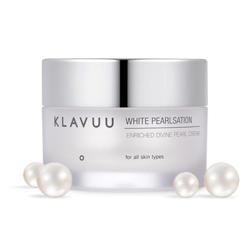 Klavuu Pearlsation Enriched Divine Pearl Cream (1.69Oz/50Ml) | Face Moisturizer, Niacinamide, Hydrating Anti-Aging Cream, Wrinkle Care, Whitening, Brightening, Radiant Glow, Korean Skin Care